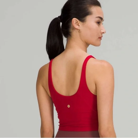 NWT Lululemon Lunar New Year Align Tank Top Dark Red Size 4 - Picture 1 of 8